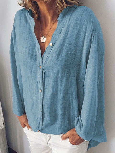 Wide loose shirt casual shirt