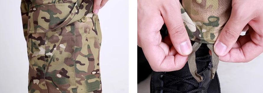 A Replica Of The American Four-color Camouflage BDU Suit Set