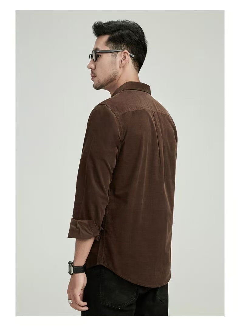 Casual Long-sleeve Shirt For The Business-savvy Man