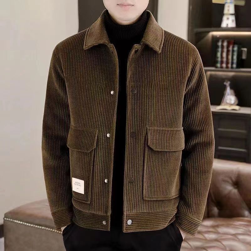 Corduroy Casual Chic Workwear Jacket New Style