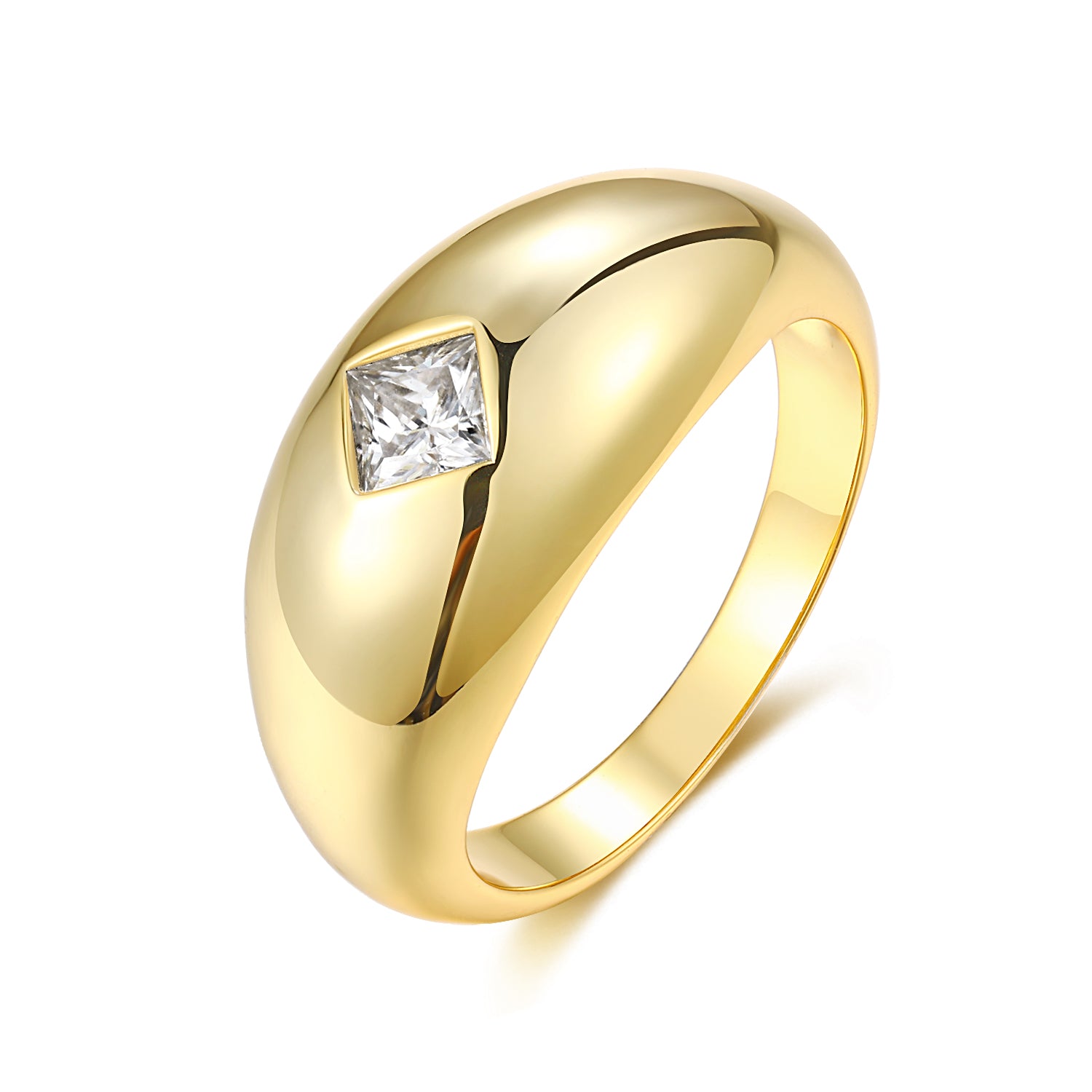 Butterfly - A Luxurious And Fashionable Light Luxury Jewelry Silver Ring Set With Top-quality Moissanite, S925 Silver Plated With Platinum