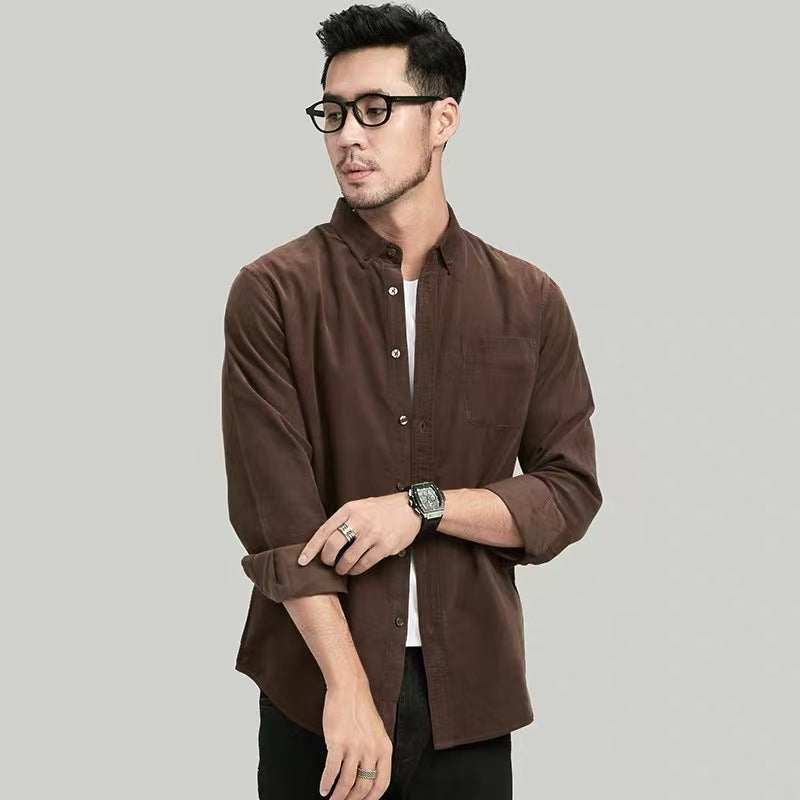 Casual Long-sleeve Shirt For The Business-savvy Man